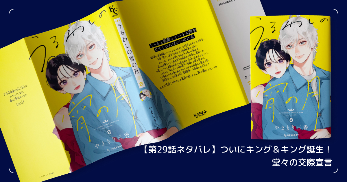 【第29話ネタバレ】ついにキング＆キング誕生！堂々の交際宣言