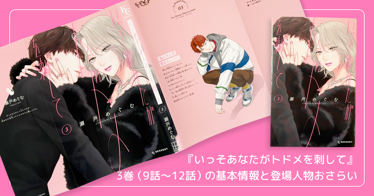 『いっそあなたがトドメを刺して』3巻(9話〜12話)の基本情報と登場人物おさらい